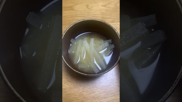 大根の味噌汁　#料理  ＃味噌汁　＃大根