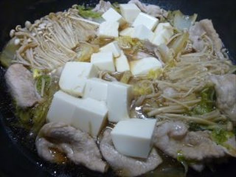 【レシピ】白菜の鍋♪　鍋料理の作り方(^_^)v