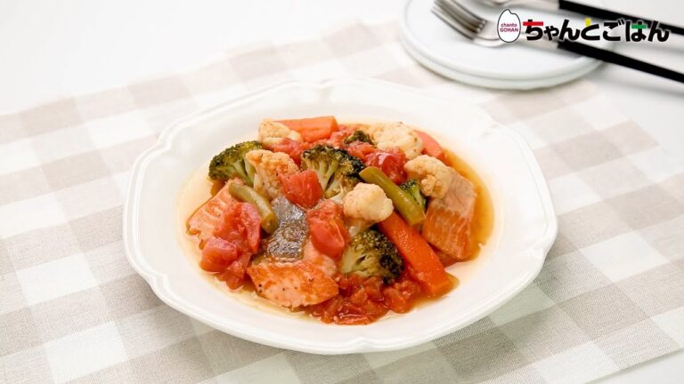 【動画レシピ】鮭の冷製トマトパッツァ