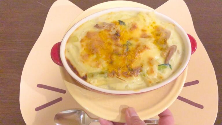 チキンとポテトのグラタンを作った【田舎クッキング】