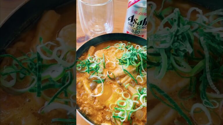 ダイエット中に食べるスンドゥブチゲ #cooking #料理 #ダイエットレシピ #低糖質