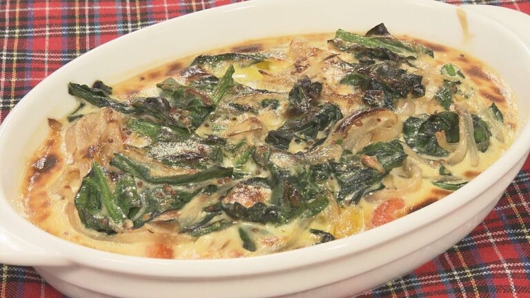 鮭とほうれん草のグラタン（2020年2月18日）