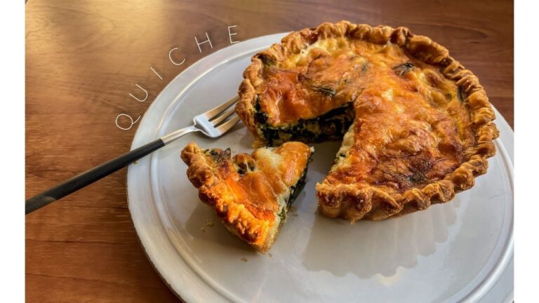 ほうれん草とベーコンのキッシュの作り方