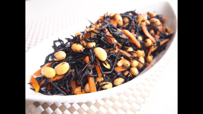 めんつゆで簡単！大豆と芽ひじきの煮物