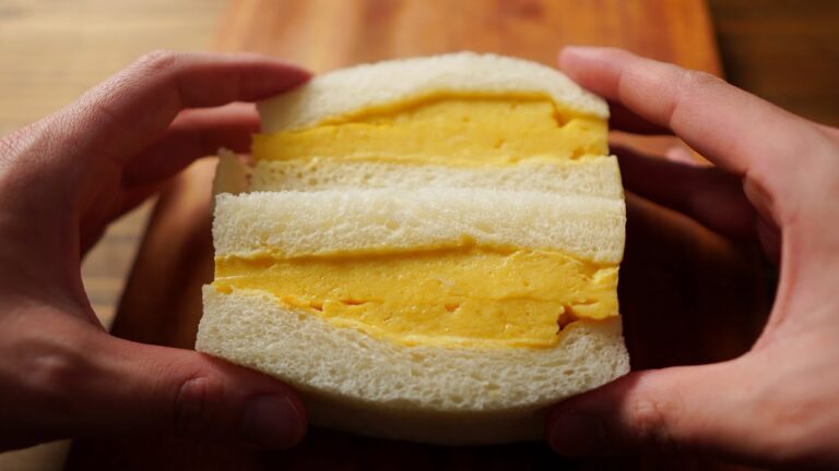 【だし巻きタマゴサンド】セブンイレブンでも売ってほしい簡単タマゴサンドの作り方