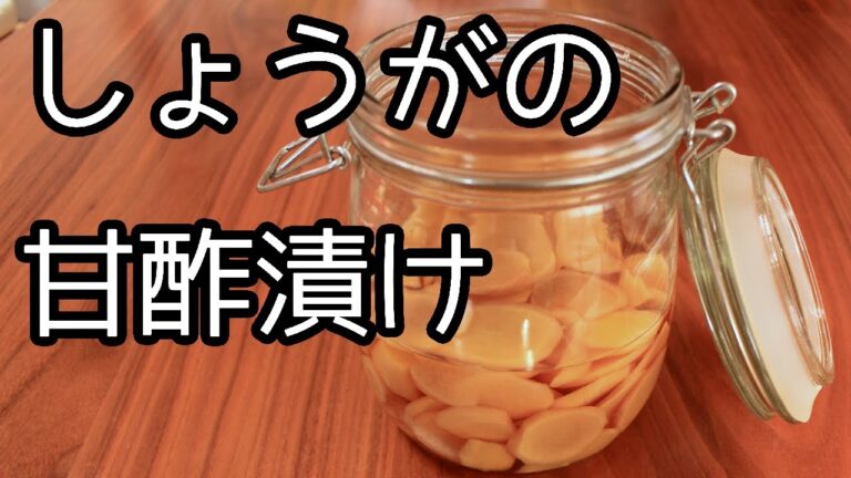 お寿司のガリを作ってみる？