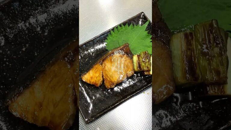 ブリの照り焼き作ったよ🐟 #Shorts