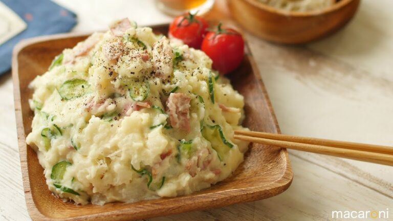 めんつゆマヨに夢中！ カリカリ ベーコンの 長芋 ポテトサラダ のレシピ 作り方