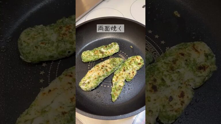 【簡単ラク痩せ！】青のりささみ棒