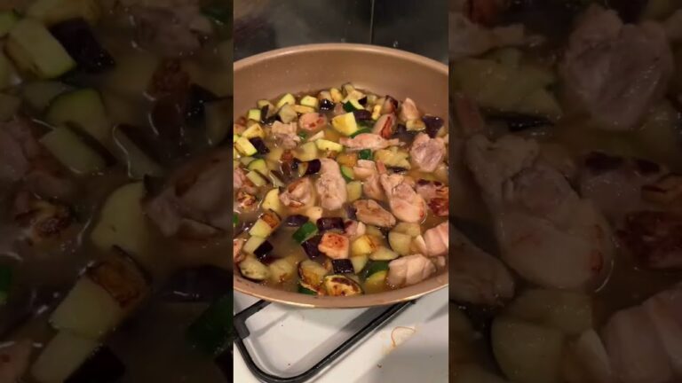 鶏と茄子の甘酢あんかけ作ったら美味すぎたww #shorts