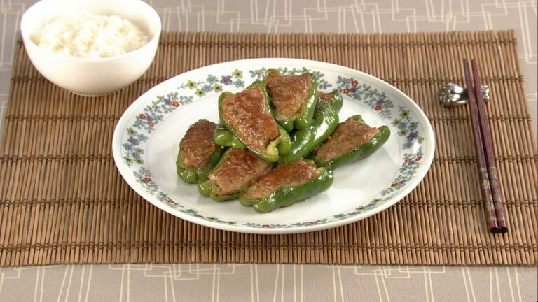 【DAIGOも台所】ピーマンの肉詰め｜ミンチで節約料理♪