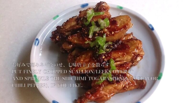 手羽中の照り焼き Broiled(Teriyaki) Middle section of Chicken Wing