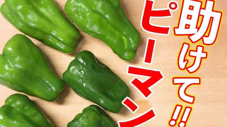 【晩ごはん】あと１品が決まらない！ピーマンとたった２つの材料で作る「無限」…助かった！