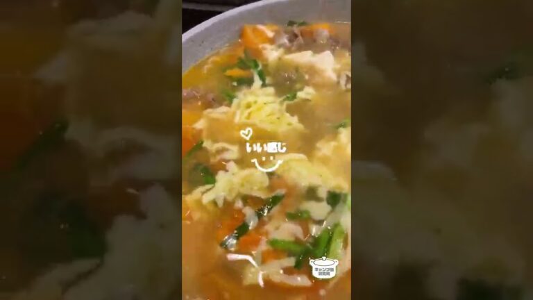なんで今まで考えつかなかったんだろう、ユッケジャンスープにトマトとチーズ入れたらマジで美味しい！トマトユッケジャン鍋！