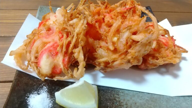 【揚げ方にコツ】鶏むね肉と紅しょうがのかき揚げの作り方