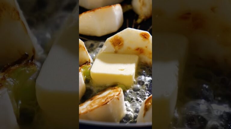 【バターがじゅわ〜🧈】かぶのガリバタソテー