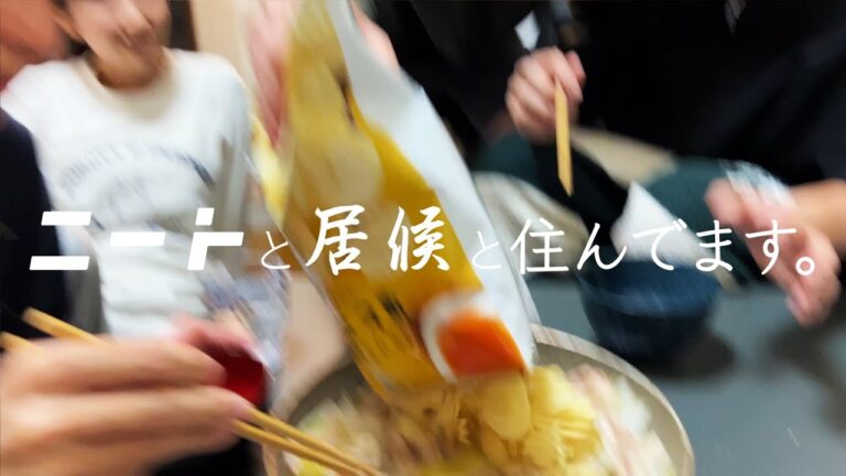 ニートが一生懸命作ったミルフィーユ鍋にポテトチップスをぶち込む居候