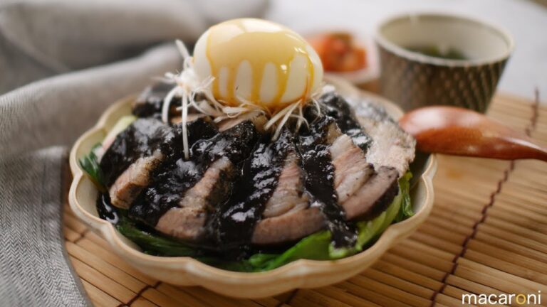 濃厚な旨味があとを引く！レンジで簡単黒ごま坦々チャーシューのレシピ・作り方