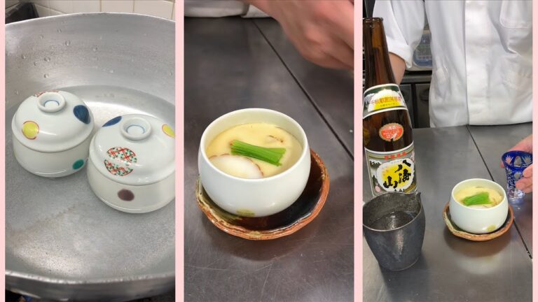 和食の定番、”茶碗蒸し”の作り方！※分量はコメント欄に！