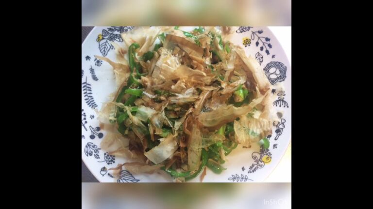 簡単レシピ ピーマンとツナのめんつゆ炒め