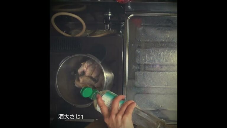 手羽元とじゃがいもの煮物を 作る