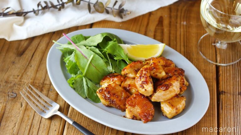 【減塩レシピ】鶏むねマスタードチキン