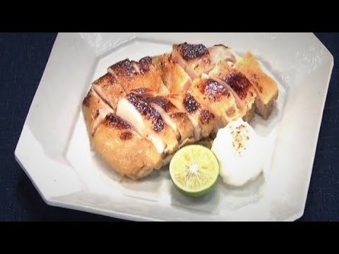 ゆで鶏のみそ漬け焼き