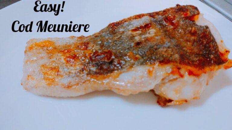 簡単!人気の白身魚鱈(たら)のムニエルの作り方 | Easy food! How to cook cod muniel