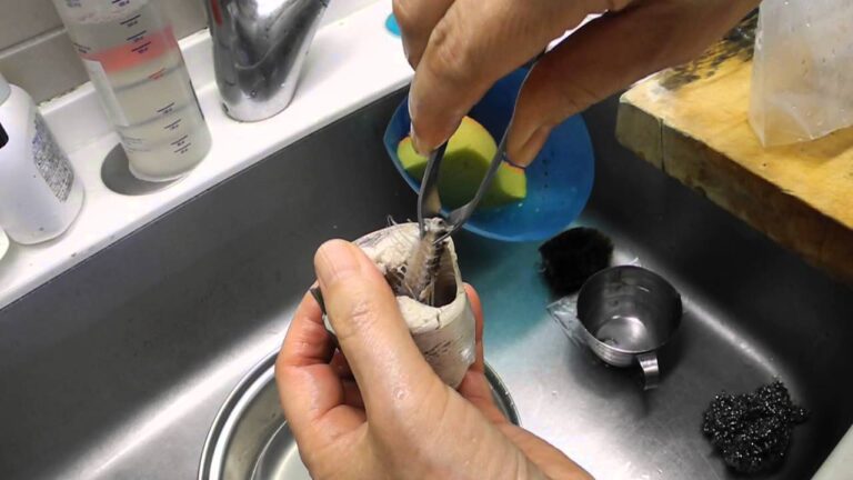 鰯の骨抜き