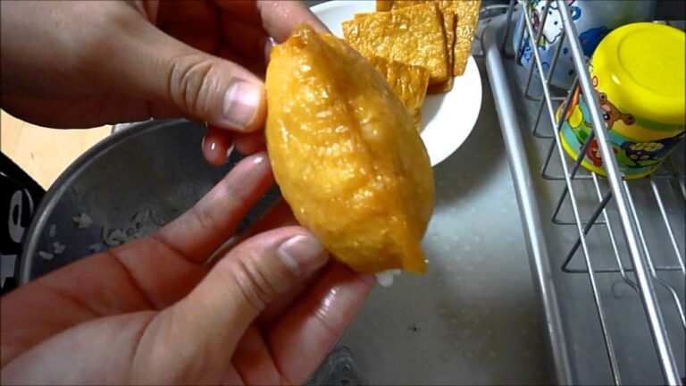 【レシピ】いなり寿司の包み方 How to make of Inari sushi