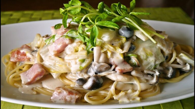 具材たっぷり！大満足和風クリームスパゲティ【今日使える簡単レシピ】【人気料理研究家が教える】