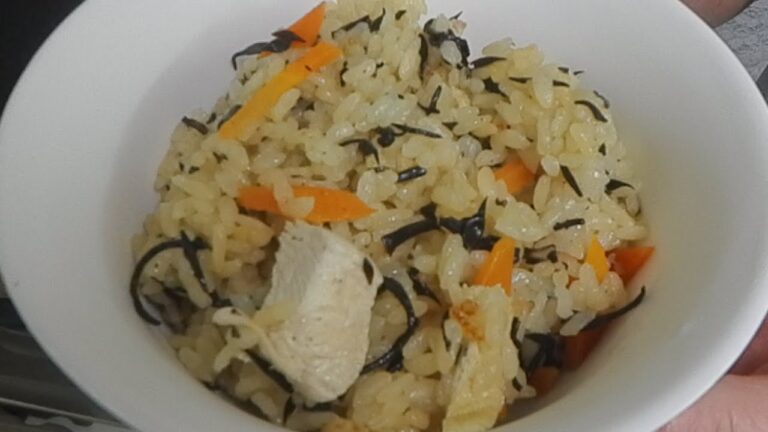 我が家のひじき炊き込みご飯【作り方】
