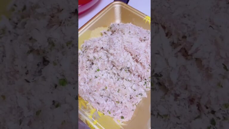 パン粉と青のりで作る鶏むね肉の唐揚げ😎🍚🍗