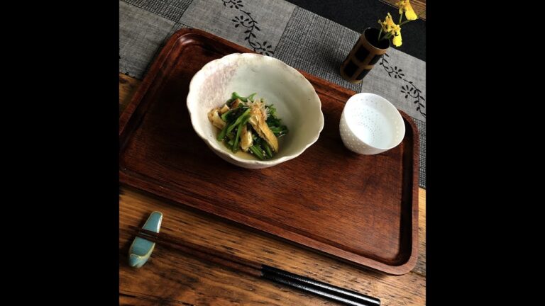 さっぱり味に香ばしさをプラス セリと油揚げのおひたし ｜和食のレシピ集