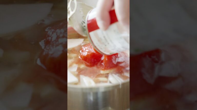 【ダイエット】トマトとあるものを入れた『脂肪燃焼スープ』作り方#shorts