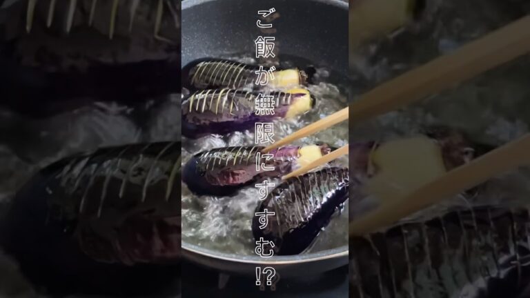 【簡単】ご飯が無限に進む🤤茄子のカレー肉味噌丼🍚🍆#shorts #茄子 #節約レシピ