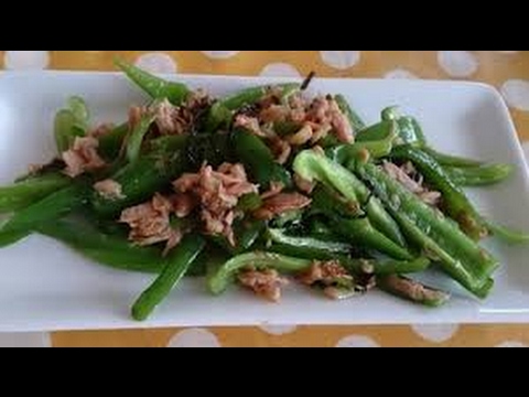 お箸が止まらない！たった２分！　ツナピーマン