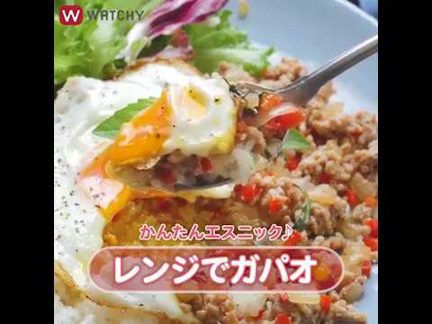 WATCHY Food - レンジでガパオ？！