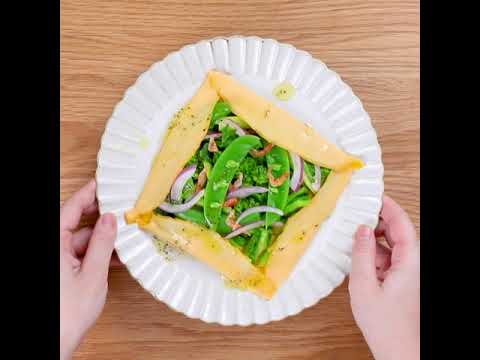 「春のガレット風オムレツ」の作り方【イセ食品】#Shorts