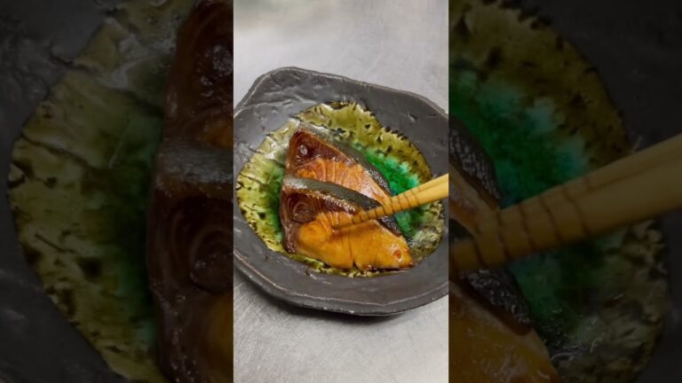 女将のフライパンでぶりの照り焼き