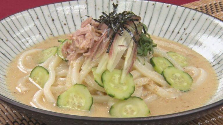 冷や汁風うどん【キチキチキッチン】