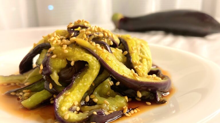 火を使わない。茄子ごまポン。 #shorts