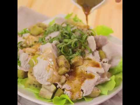 しゃぶしゃぶサラダ 豚肉と蒸しナスのポン酢サラダ ｜ moguna[モグナ]