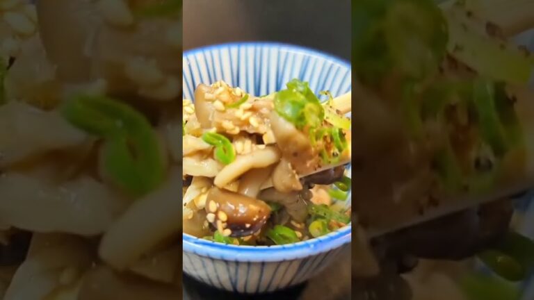 簡単キノコでご飯のお供レシピ３選