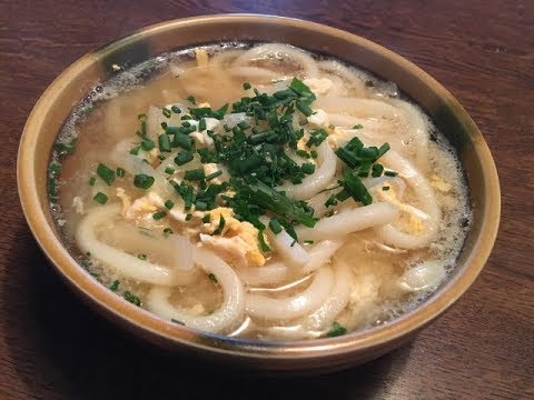 「かき玉うどん」作り方