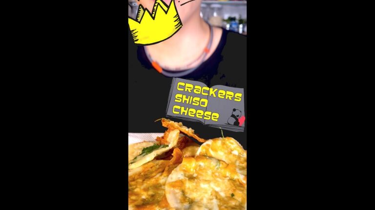 crackers shiso cheese / チーズしそせんべい 超簡単おやつおつまみせんべい