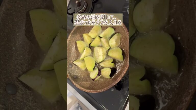 【ピリ辛】ナスの揚げ浸し🍆 #shorts #簡単 #ズボラ主婦 #fyp