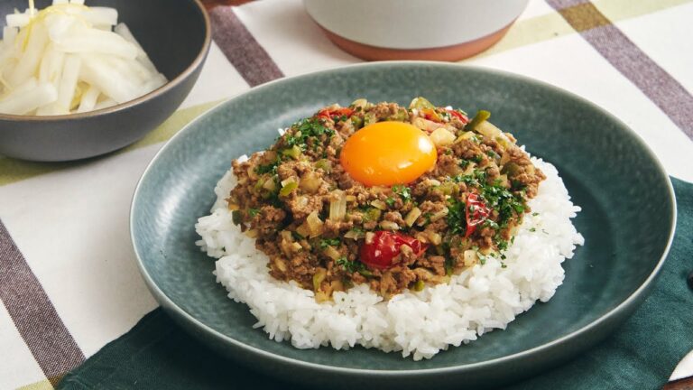 レンジで簡単♪キーマカレー