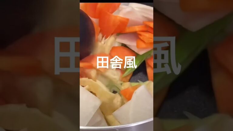 田舎風つけ汁きのこうどん