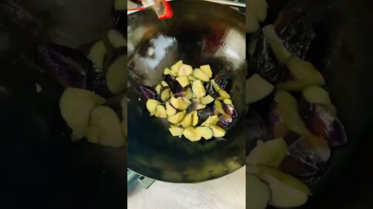 洋菓子店の本気賄い（茄子と卵炒め）#shorts #中華料理 #炒め物 #卵 #茄子#飯テロ #恵のナス